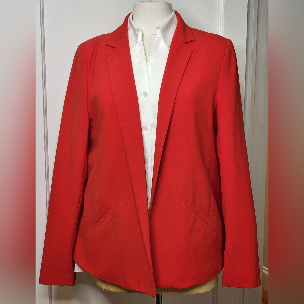 Plus Size 18 Red women's blazer, Papaya brand